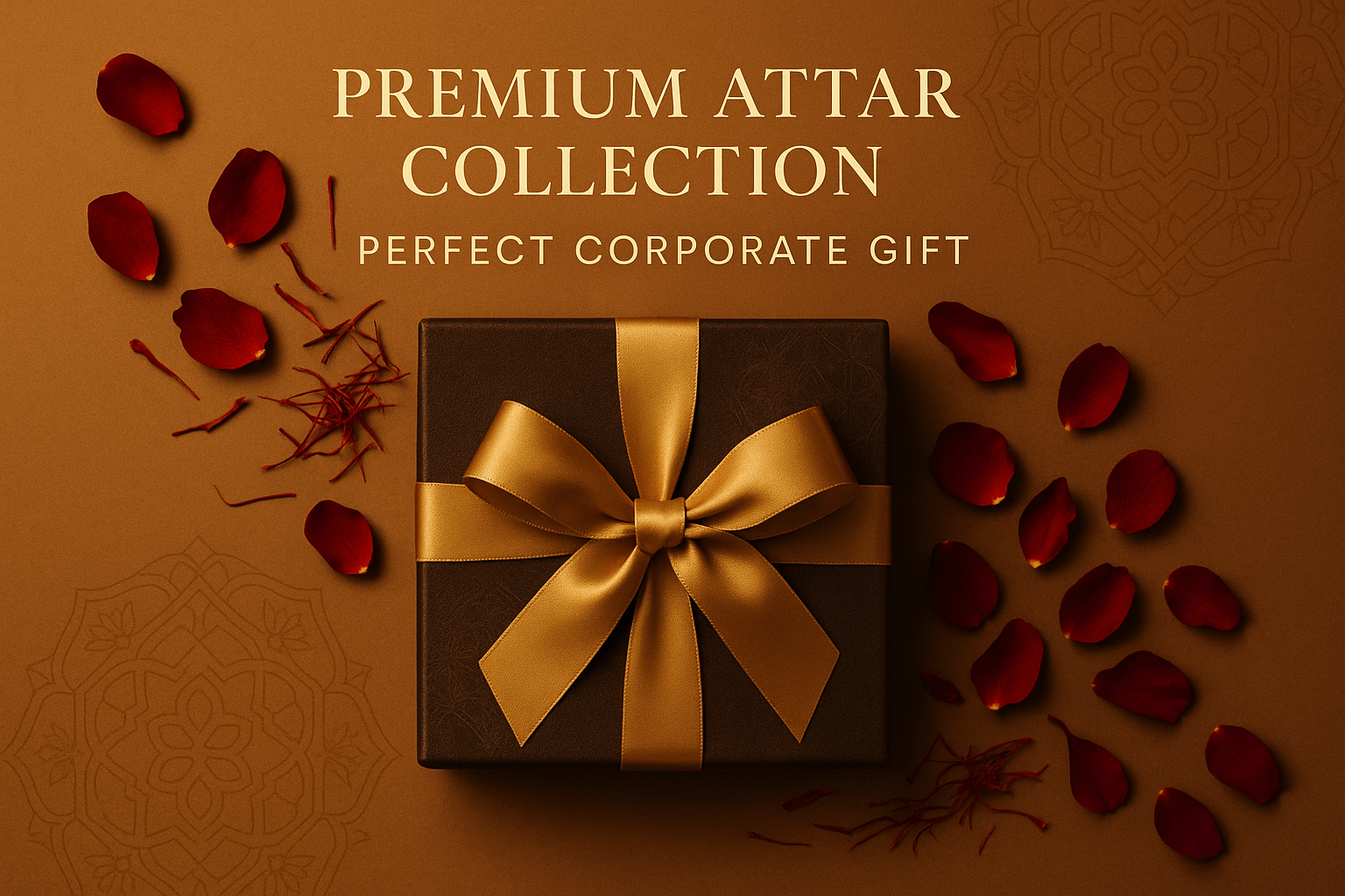 corparate attar gift social media post without bottle