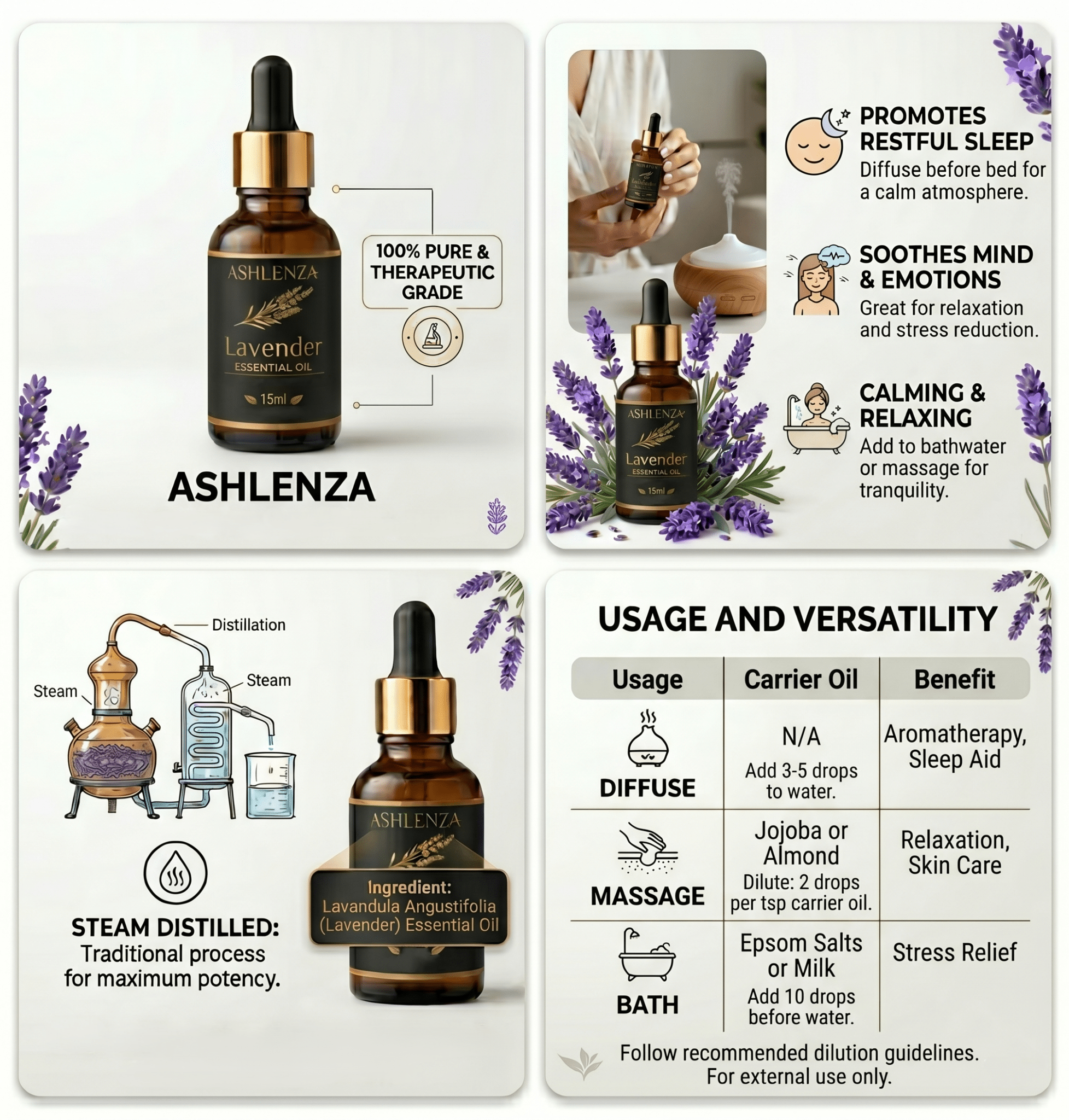 lavender oil for sleep