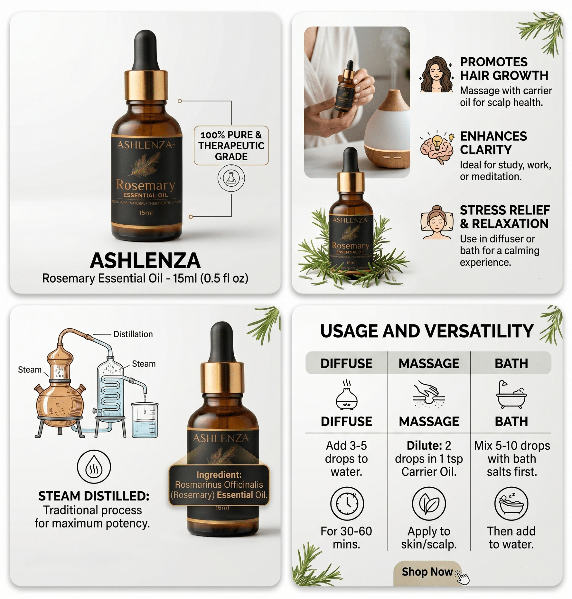 rosemary oil for hair growth