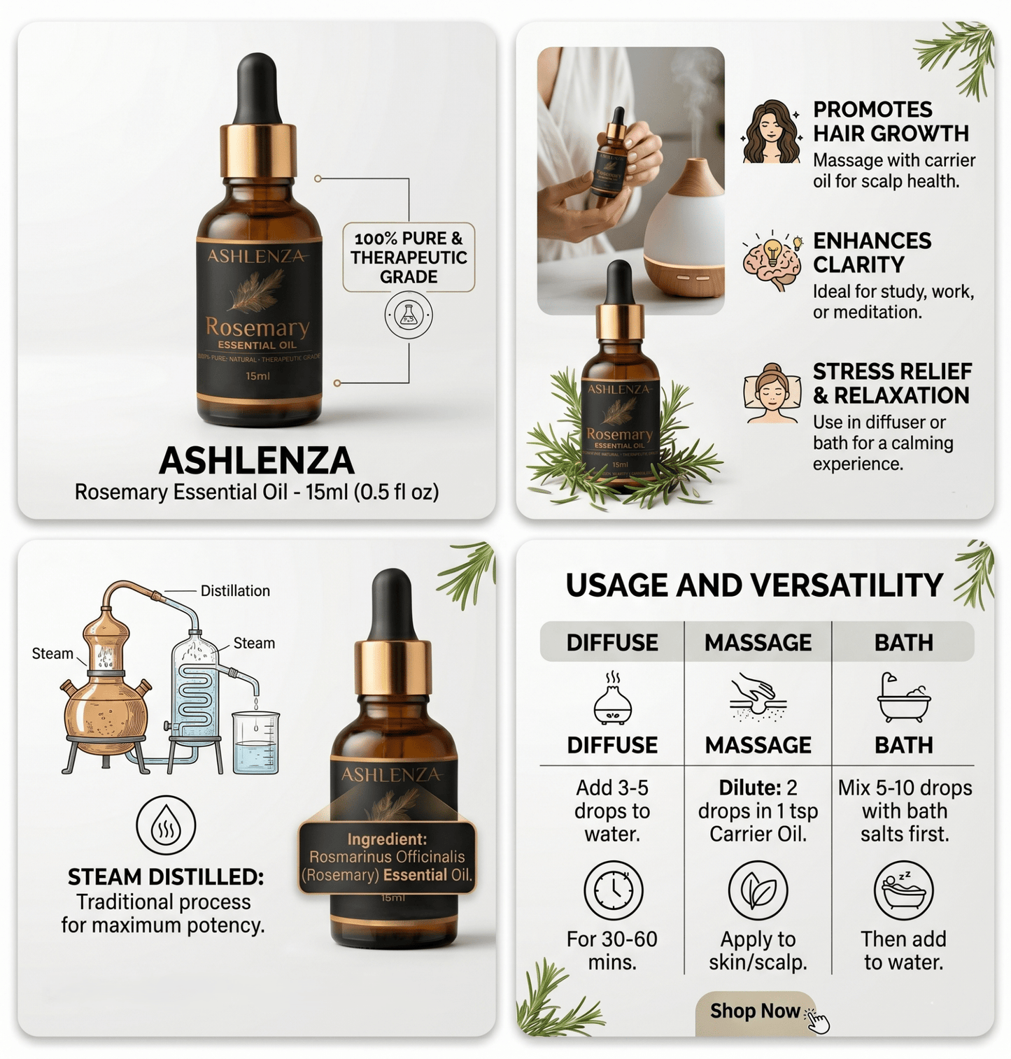 rosemary oil for hair growth